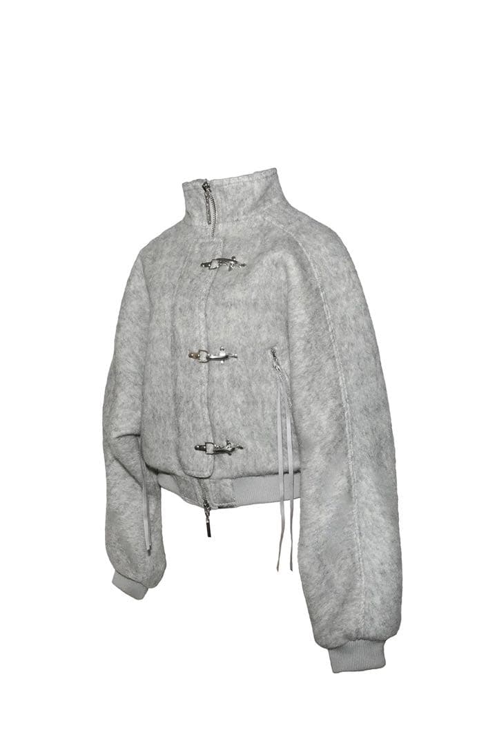 ジャケット・アウター S clasp balloon blouson gray