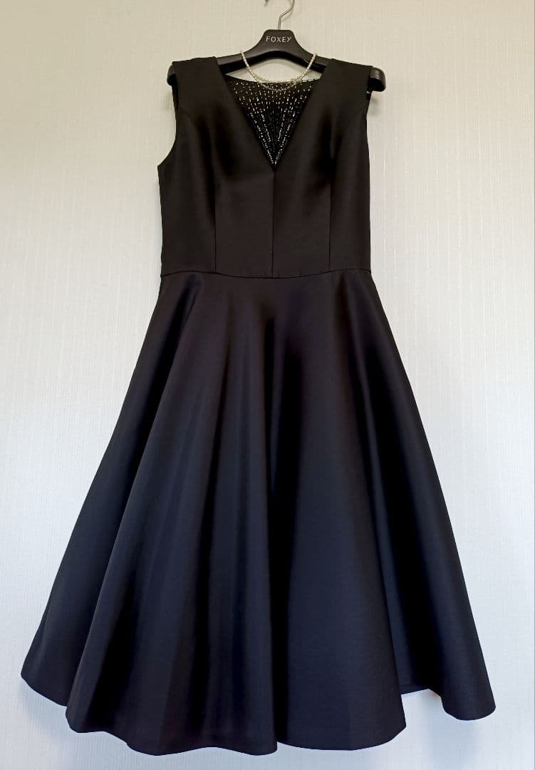 ☆FOXEYフォクシー39339Art Deco Dresドレスワンピース40☆