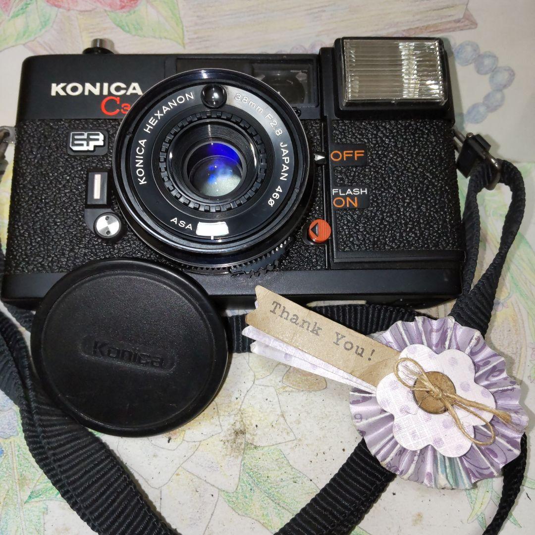 ☆☆文字消無し 露出計OK❕極上美品 完動品☆☆ ピッカリコニカ C35 EF