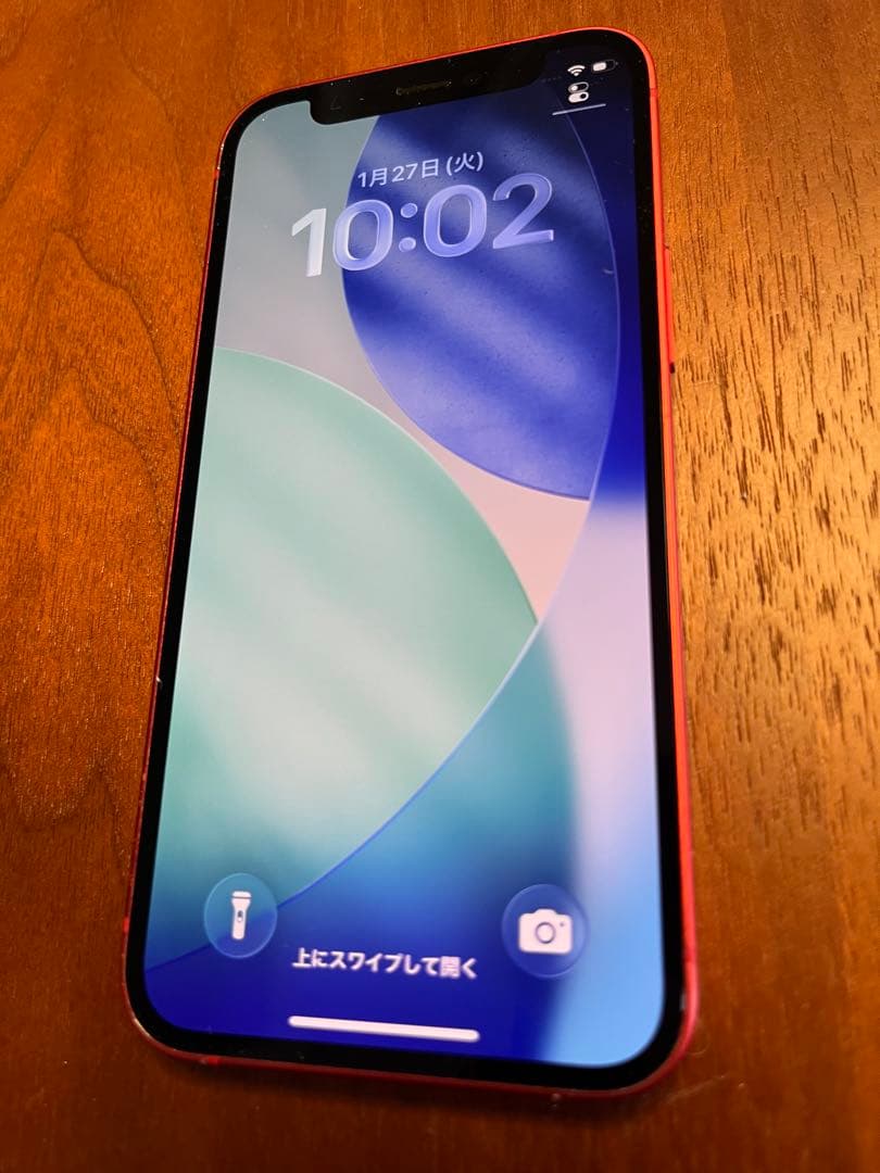 iPhone 12 mini 64GB red 赤　バッテリー　88%