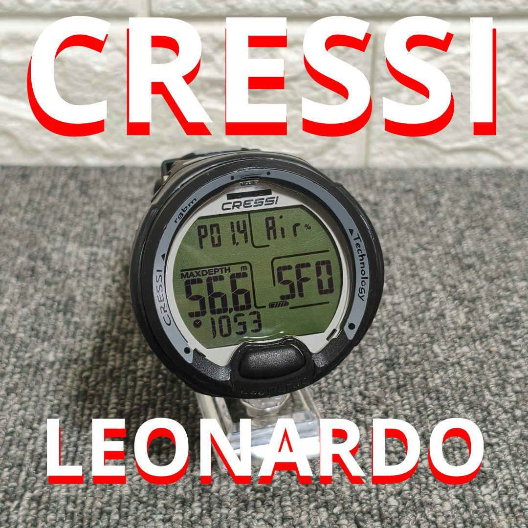 動作品 CRESSI デジタル ダイビングコンピュータ 腕時計 Leonardo