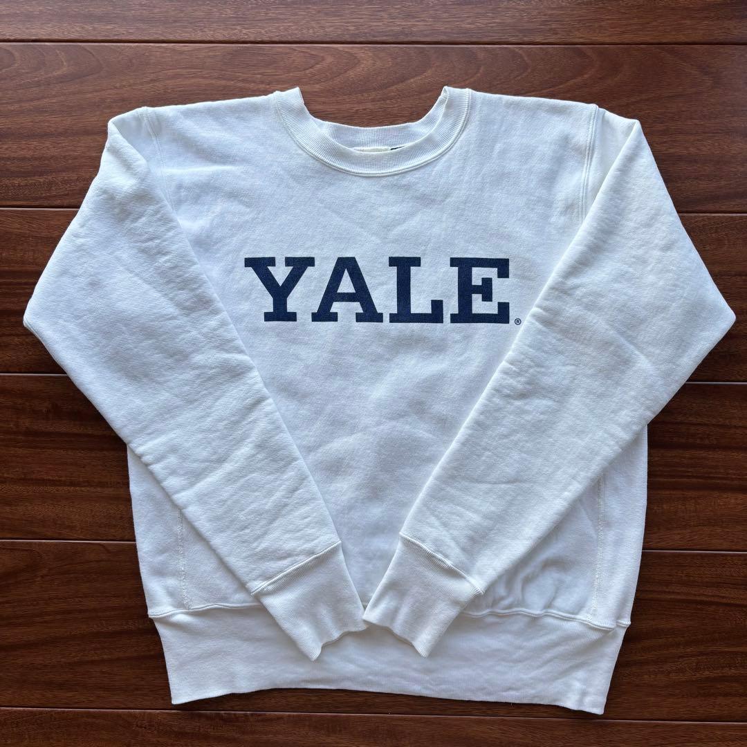 USA製 チャンピオン 赤単色 復刻 YALE リバースウィーブ スウェット L