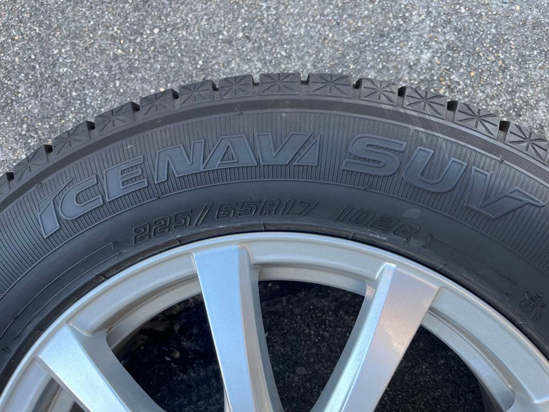 80系ハリアー等　中古スタッドレスタイヤ　225/65R17 CX5 RAV4