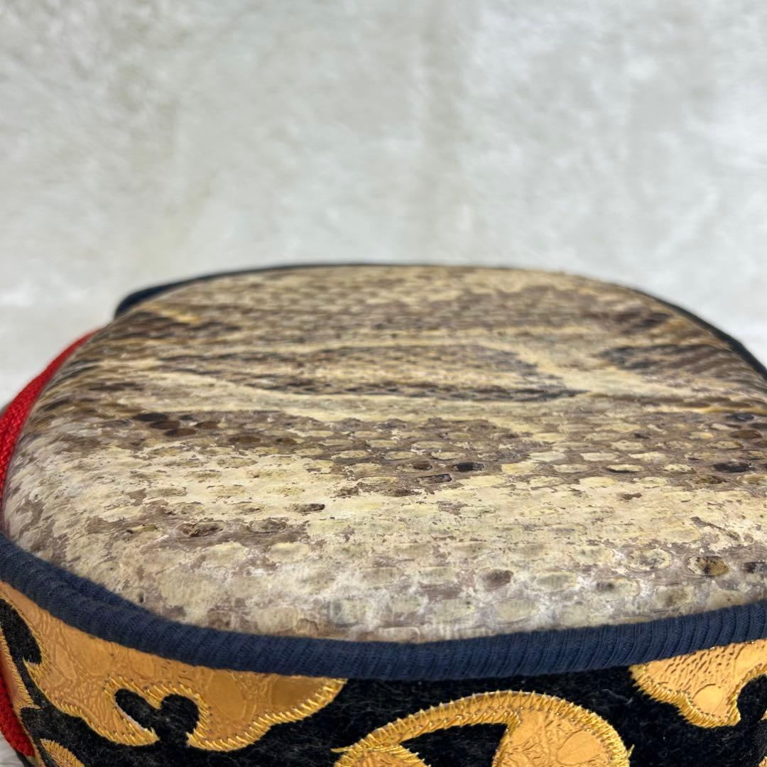 沖縄三線 三味線 へび皮 蛇皮 蛇革　琉球　1枚張り