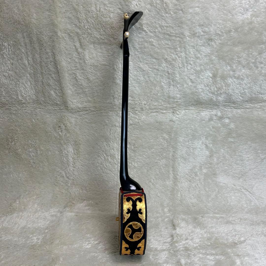 沖縄三線 三味線 へび皮 蛇皮 蛇革　琉球　1枚張り