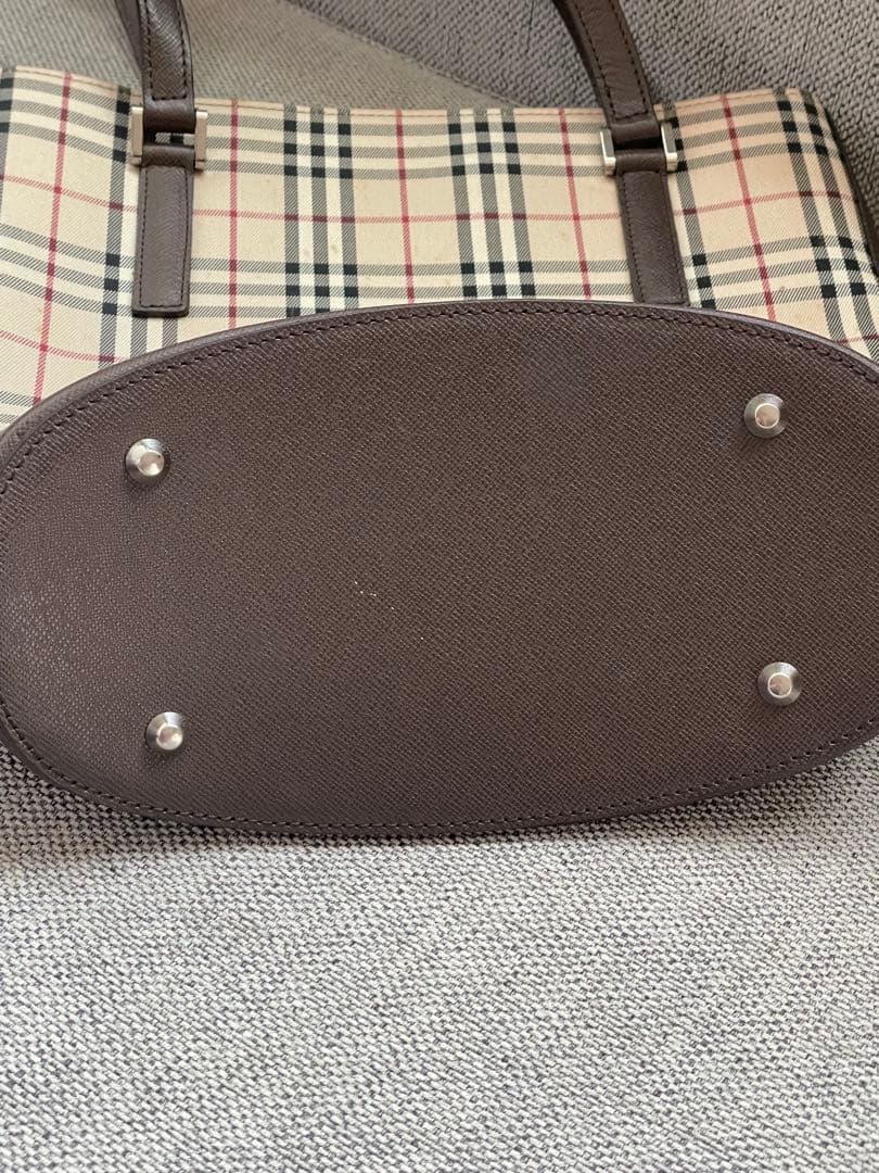 Burberry チェック柄 トートバッグ