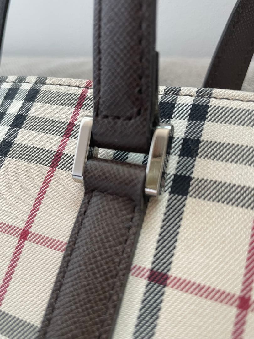 Burberry チェック柄 トートバッグ
