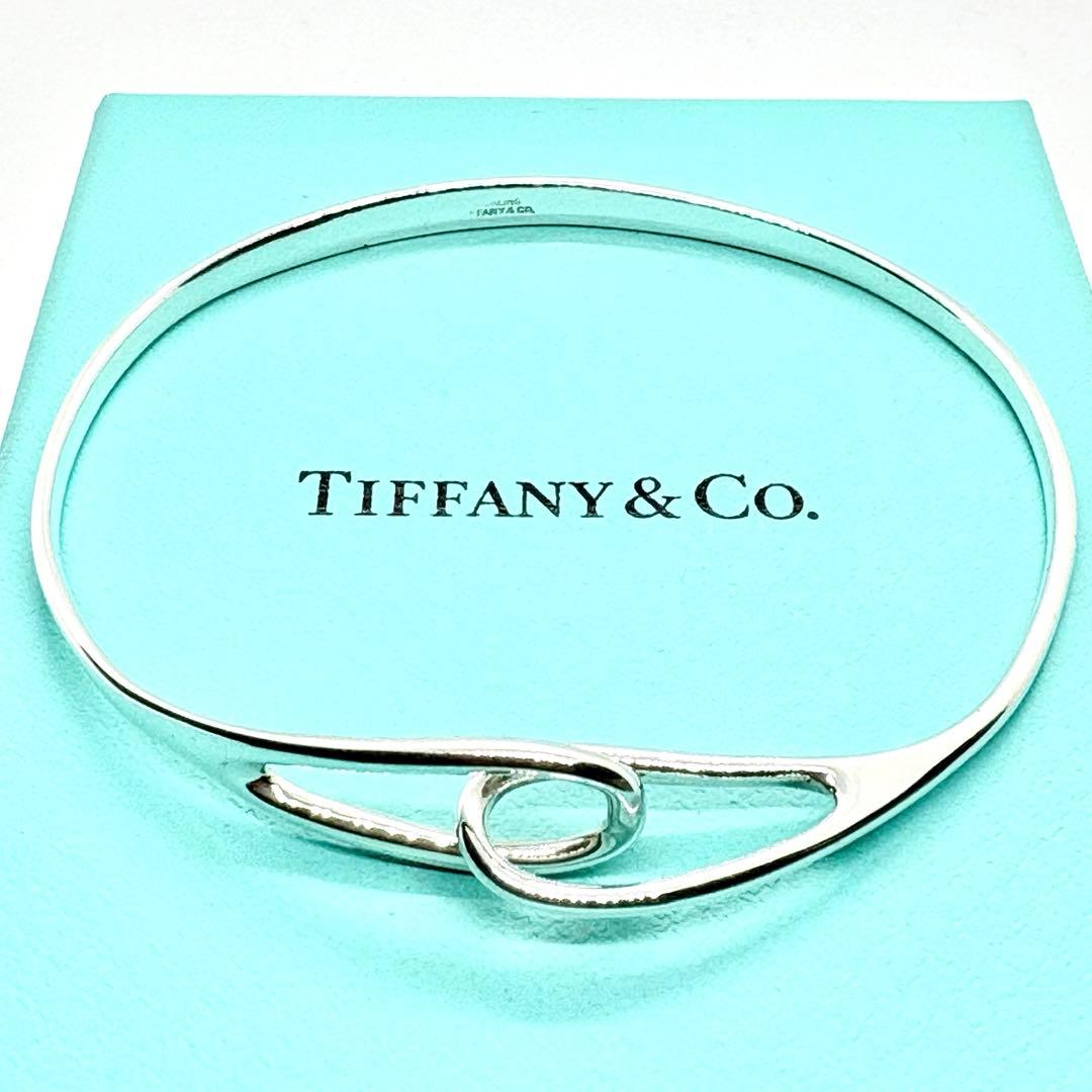 ❤️Tiffanyティファニー シルバー ダブル ループ バングル SV925