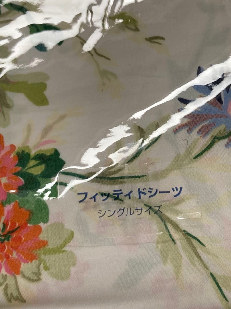 未使用 ラルフローレン フィッティドシーツ シングルサイズ RALPH ベッド