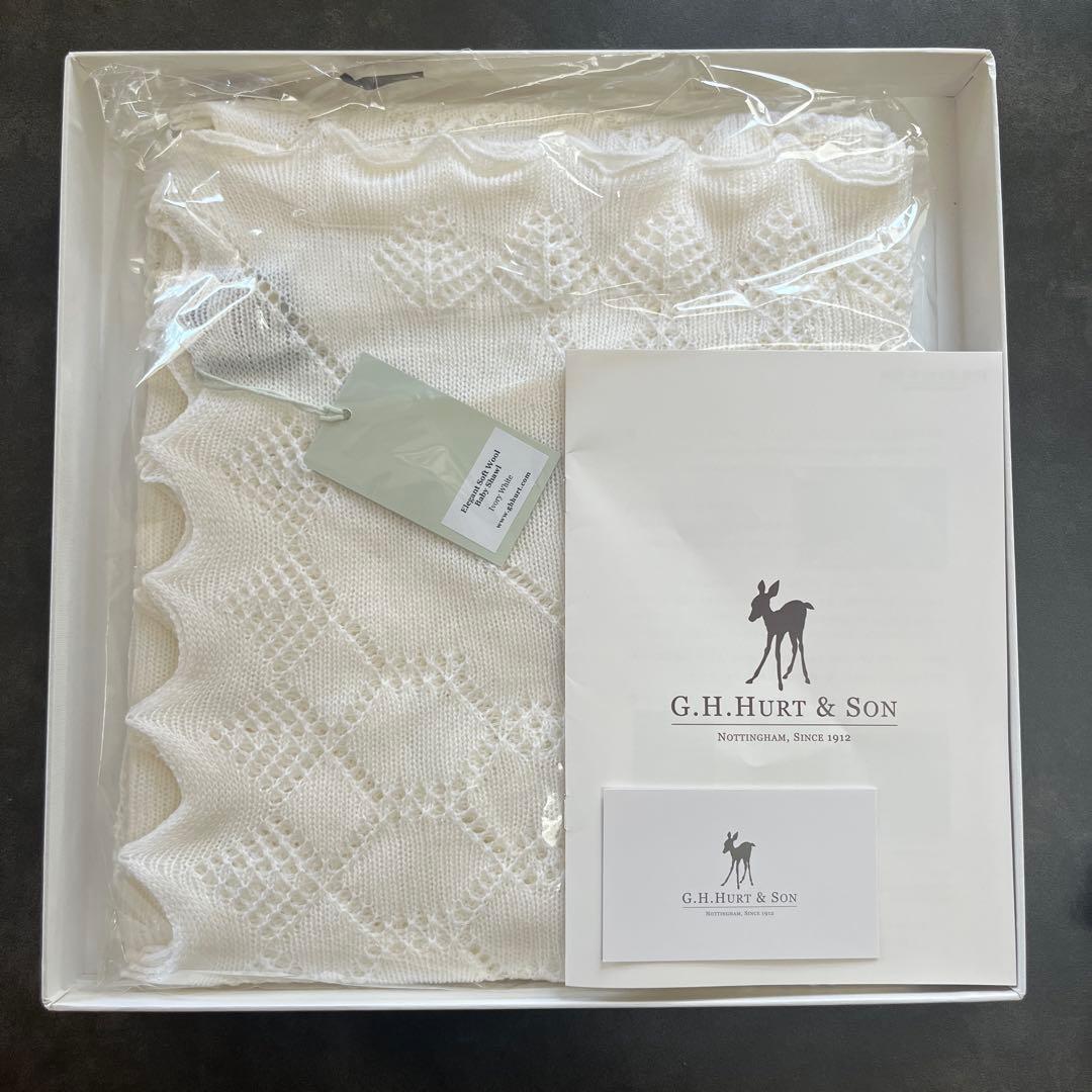 G.H. Hurt & Son ホワイトブランケット