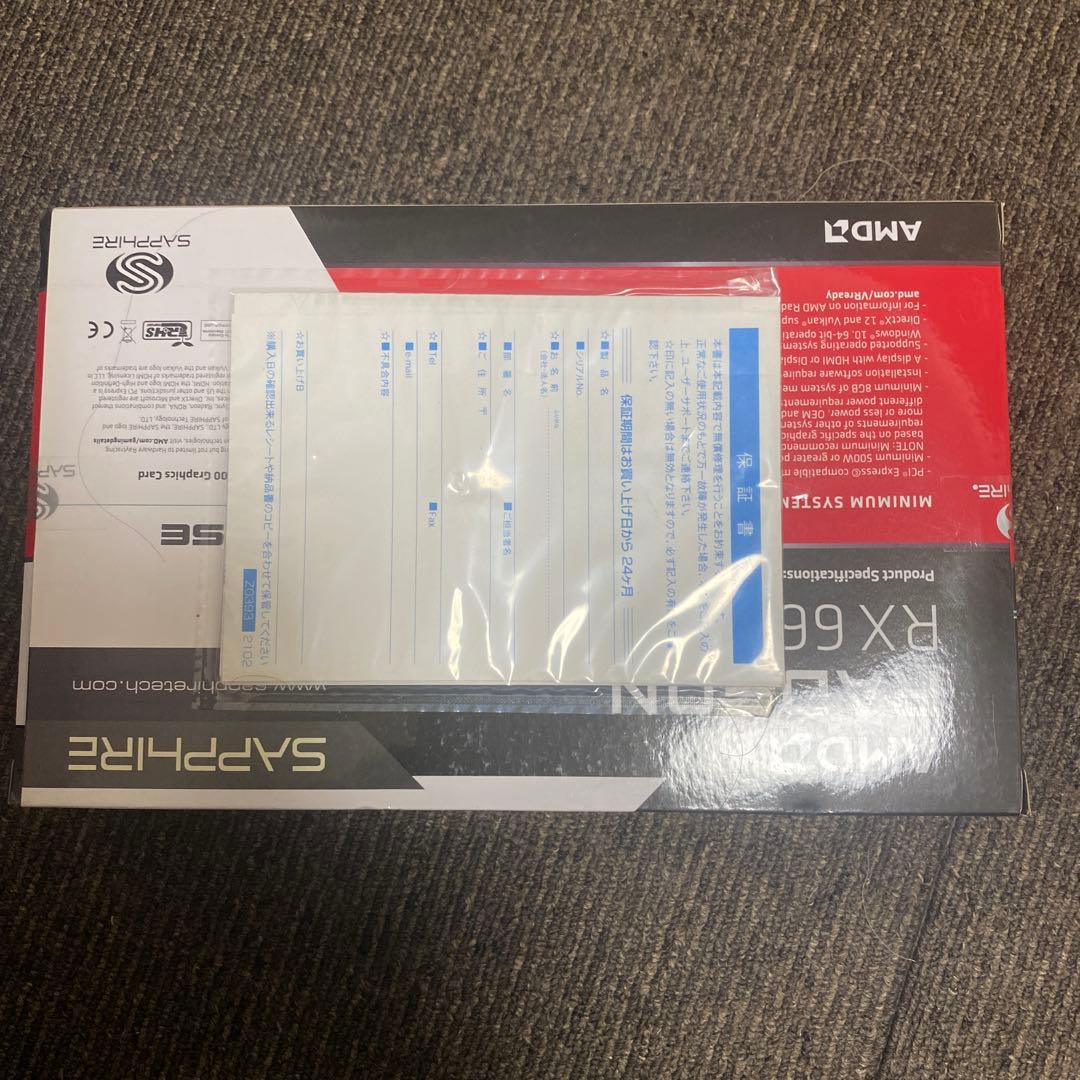 未使用新品　SAPPHIRE PULSE AMD RADEON RX6600