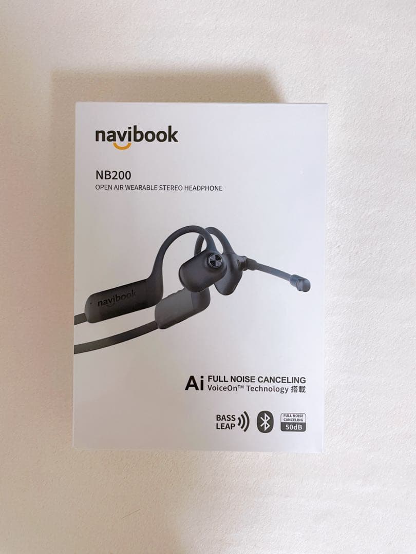 【新品未使用】日本初AI搭載型ワイヤレスイヤホン　navibook NB200