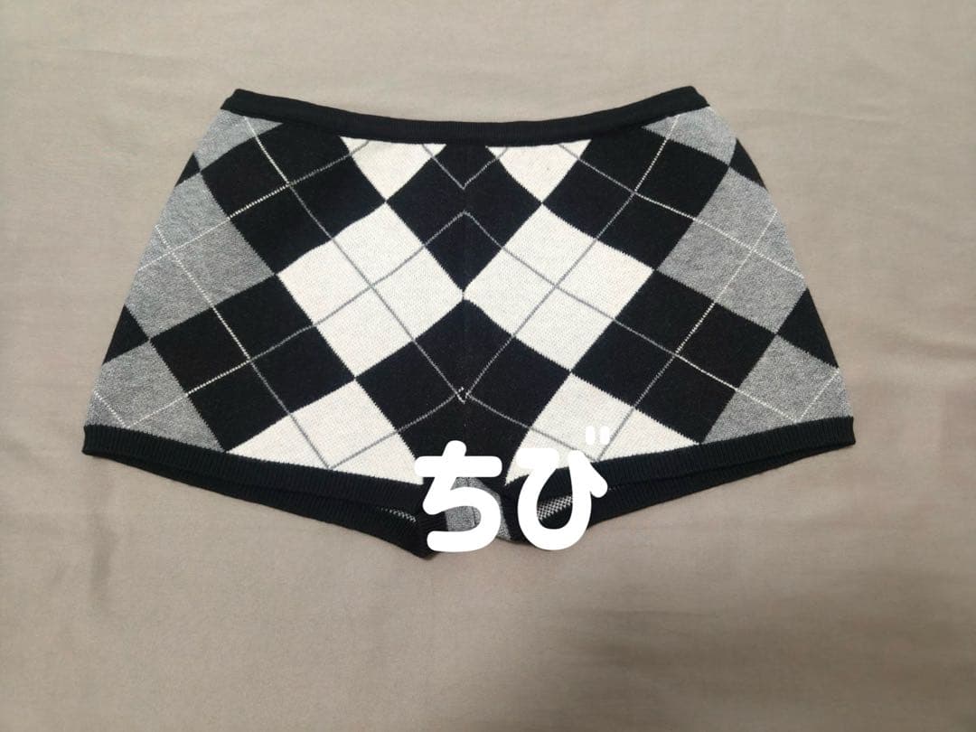paloma wool アーガイルショートパンツ 新品タグ付き