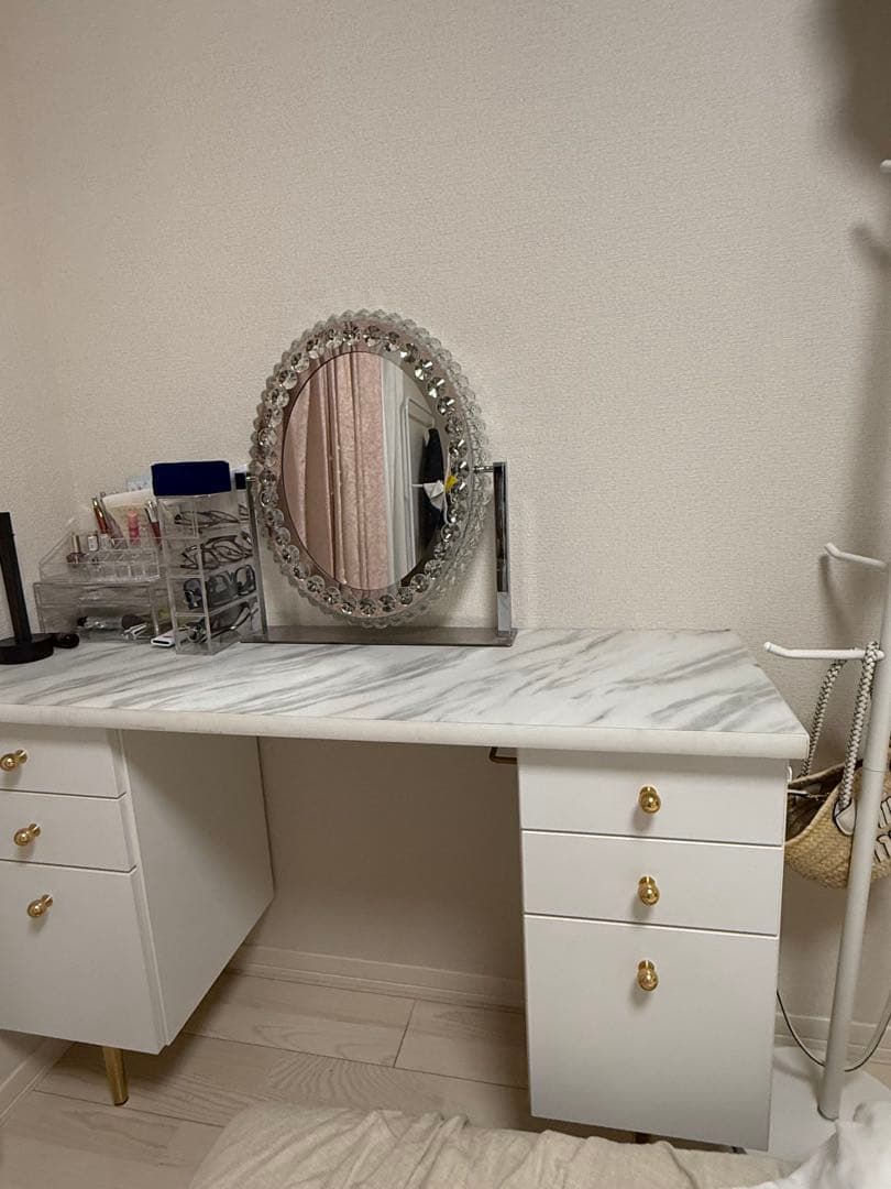 極美品　 フランフラン　エルドラド　コスメデスク 化粧代