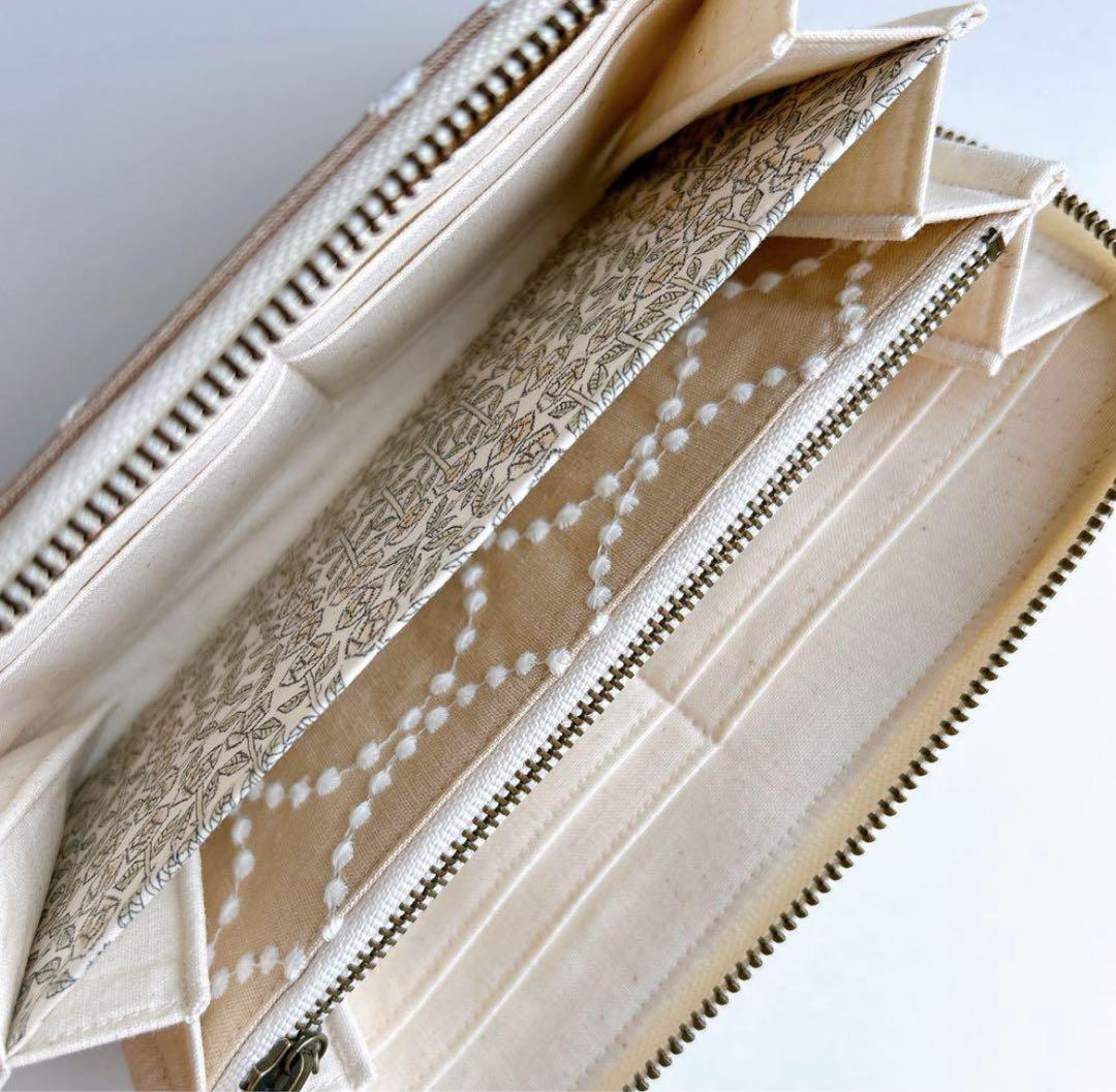 ☆専用☆ミナペルホネン ハンドメイド☆ラウンドファスナー長財布