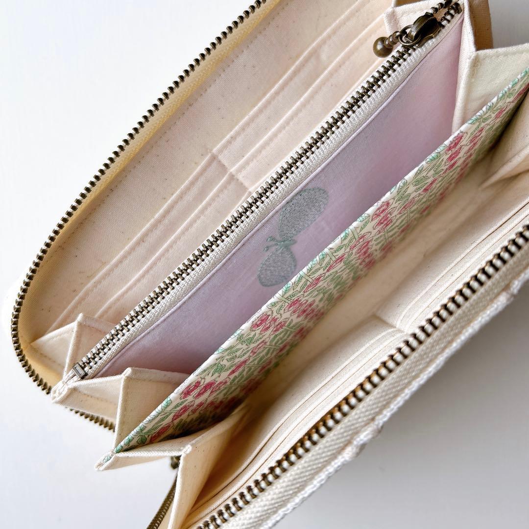 ☆専用☆ミナペルホネン ハンドメイド☆ラウンドファスナー長財布