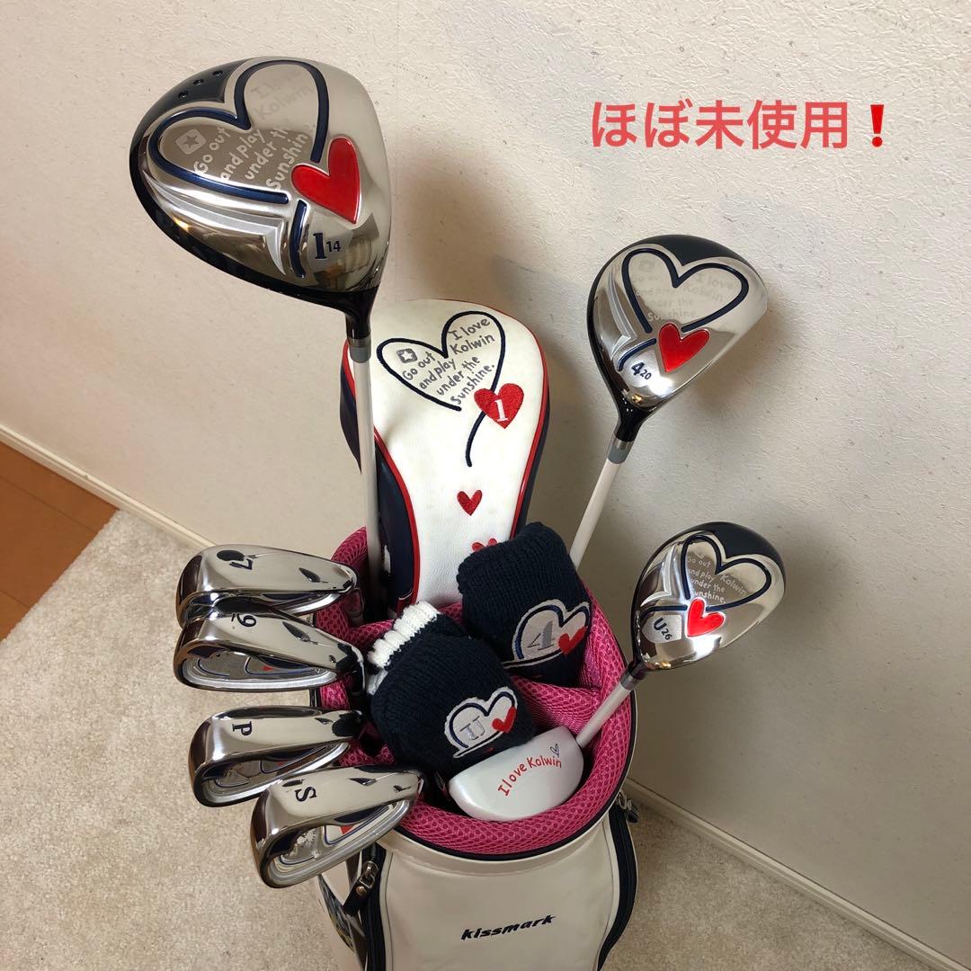 ほぼ未使用❗️人気❗️優しい初心者ハーフセット❗️ゴルフクラブセット　レディース