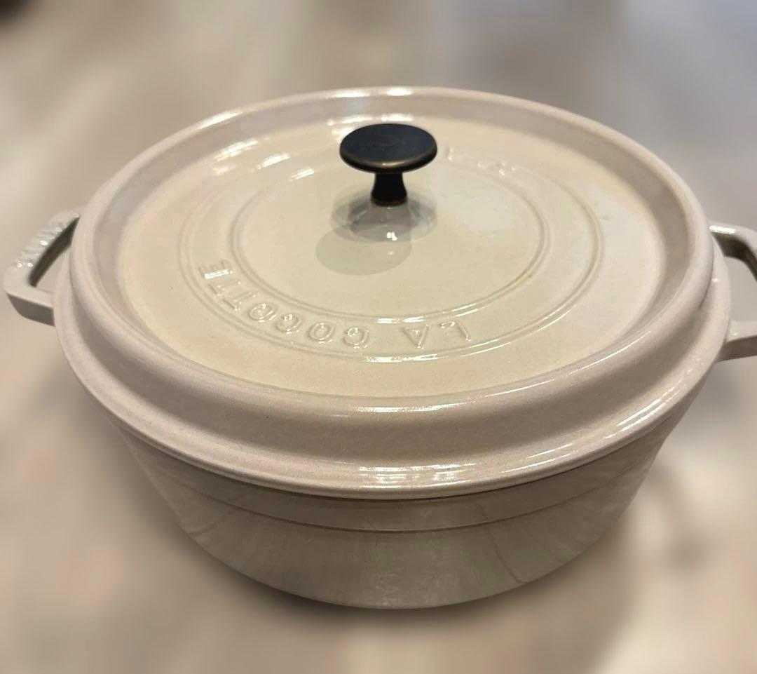 STAUB 26cm リネン　限定カラー　美品　正規品