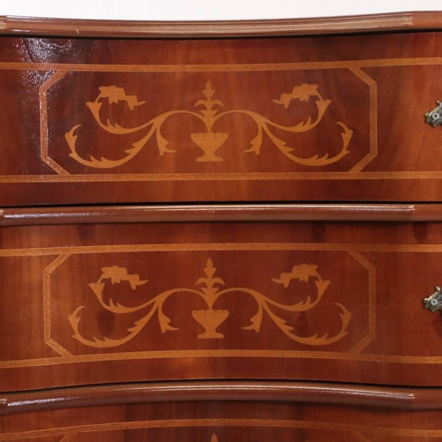 イタリア製 ヴェローナクラシック 高級 象嵌細工 チェスト 5段 幅87cm