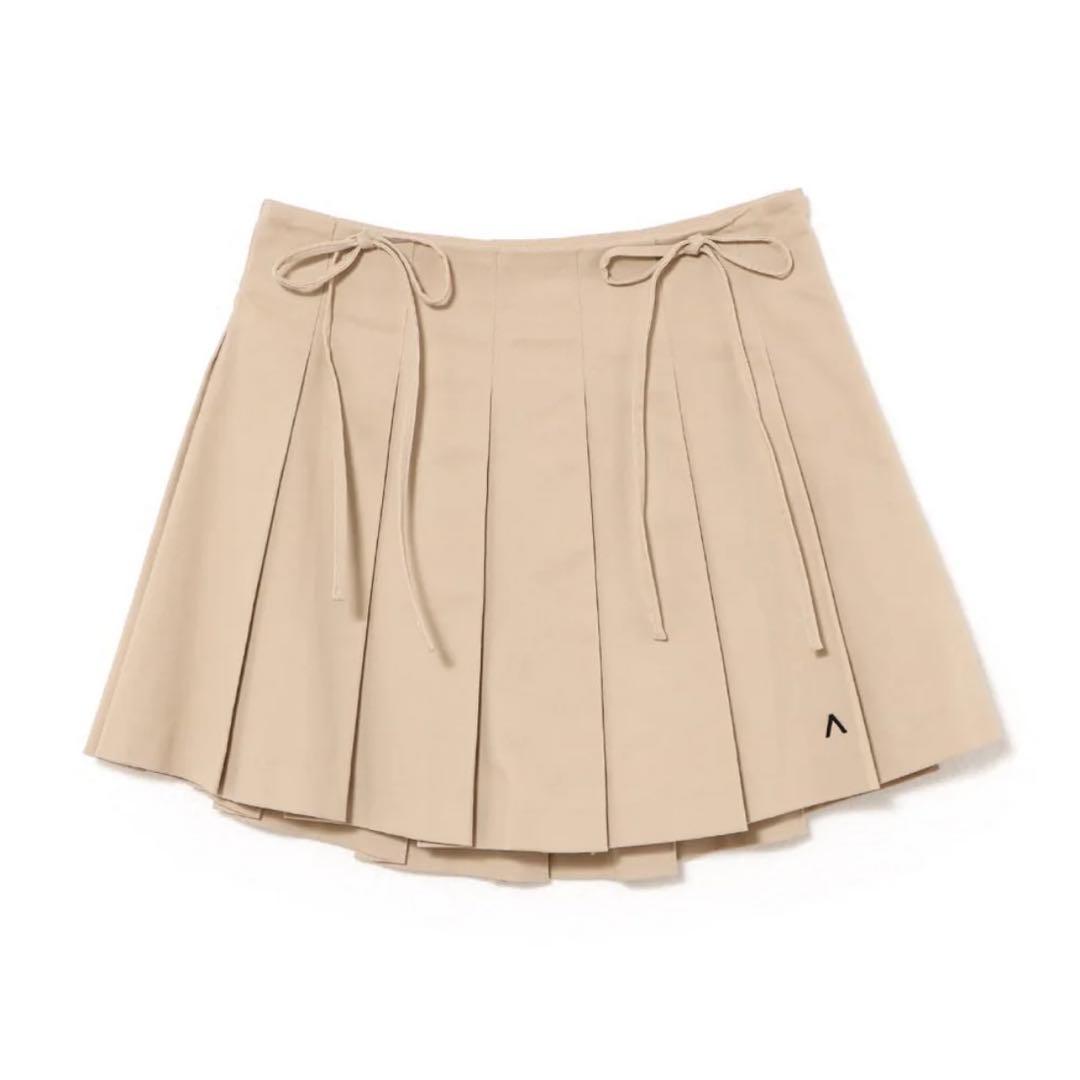 Jessica pleats mini skirt｜black｜Sサイズ
