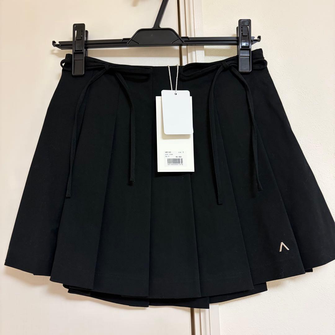 Jessica pleats mini skirt｜black｜Sサイズ