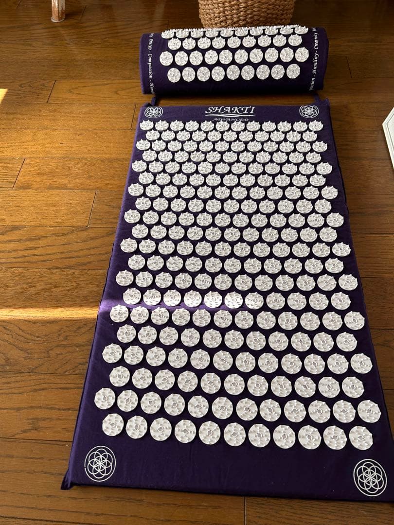 シャクティ 指圧マットレベル③ 枕付き　究極のシャクティセット　Advanced