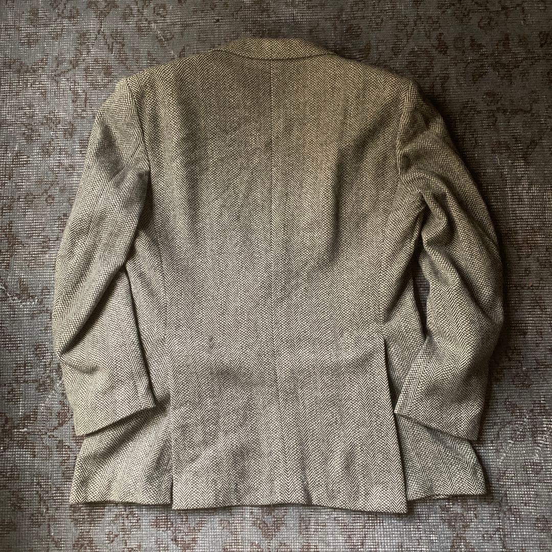 希少 90s Ralph Lauren テーラードジャケット ヘリンボーン 古着