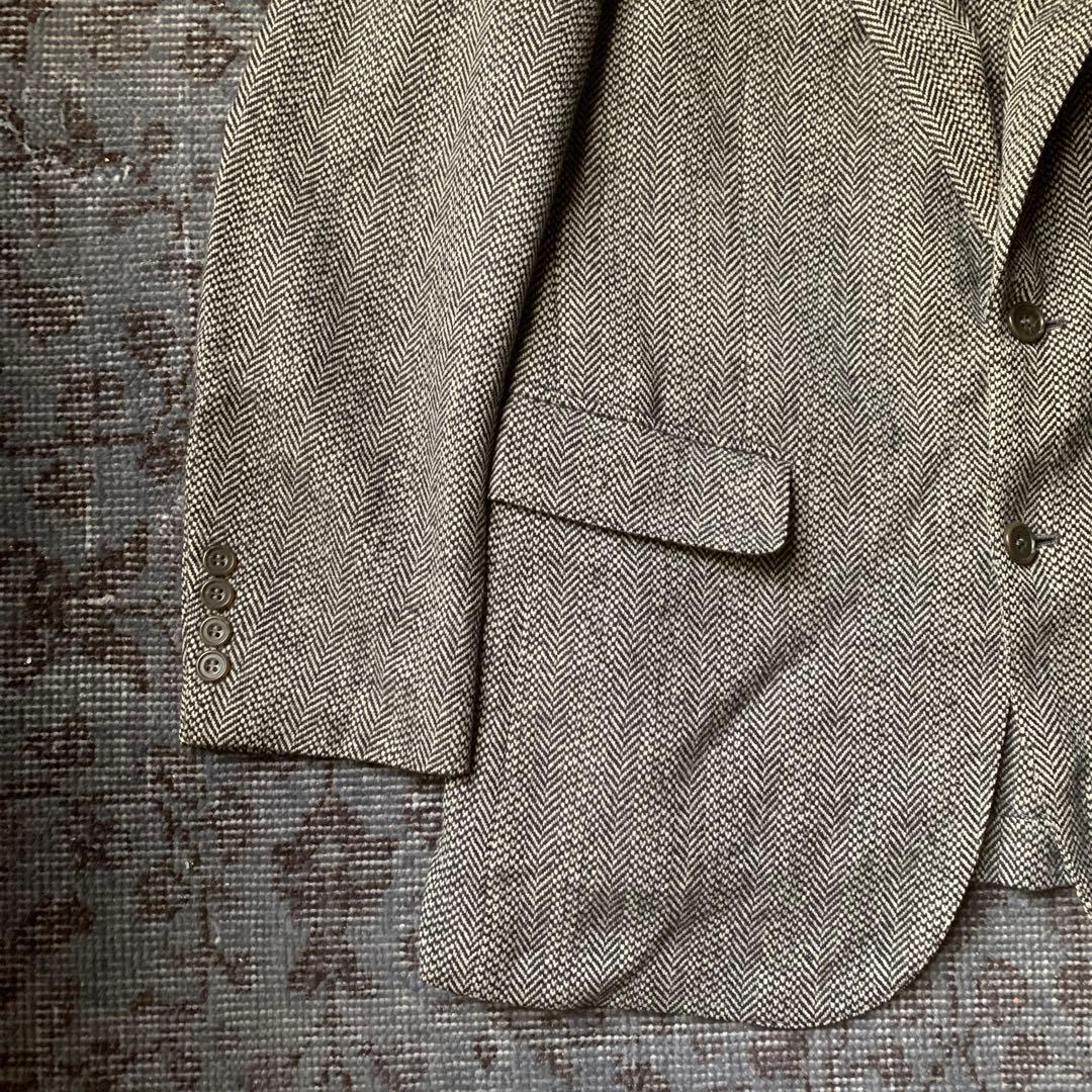 希少 90s Ralph Lauren テーラードジャケット ヘリンボーン 古着