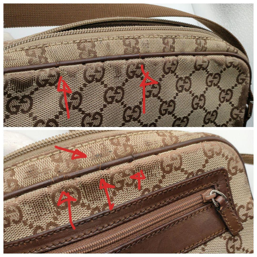 GUCCI GGキャンバス ショルダーバック GG柄 グッチ