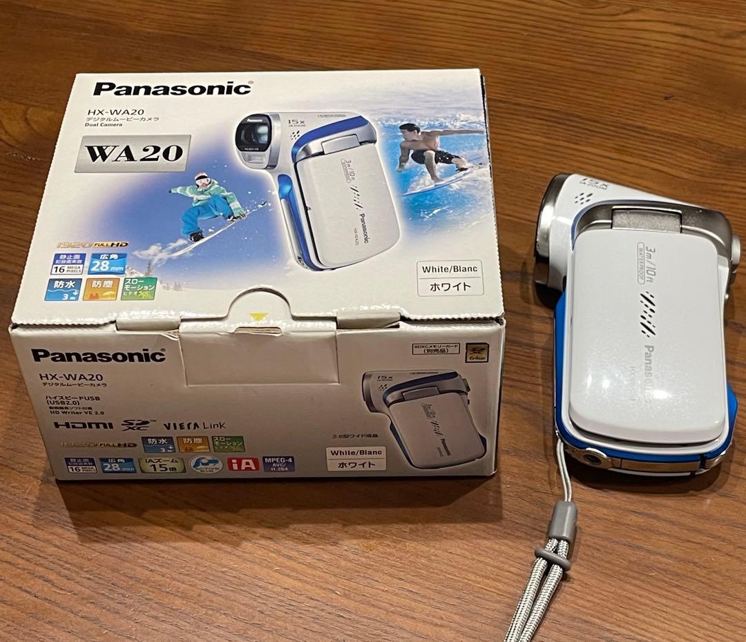 Panasonic HX-WA20 ビデオカメラ 本体　防水