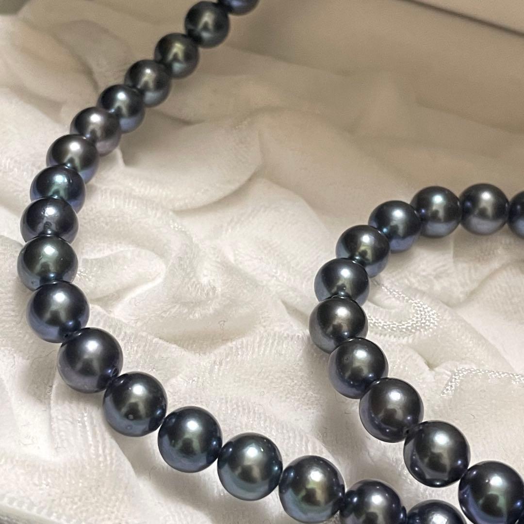 Hondaおまとめページ テリ強✨美品】 あこや真珠 セミロングネックレス