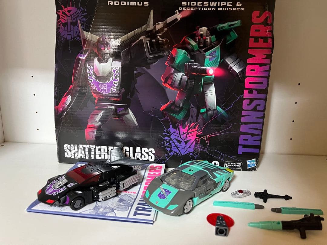 トランスフォーマー シャッタードグラス ホットロディマス サイドスワイプ