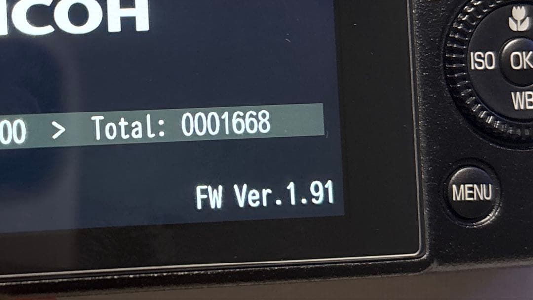 修理歴有　RICHO GR3 hdf