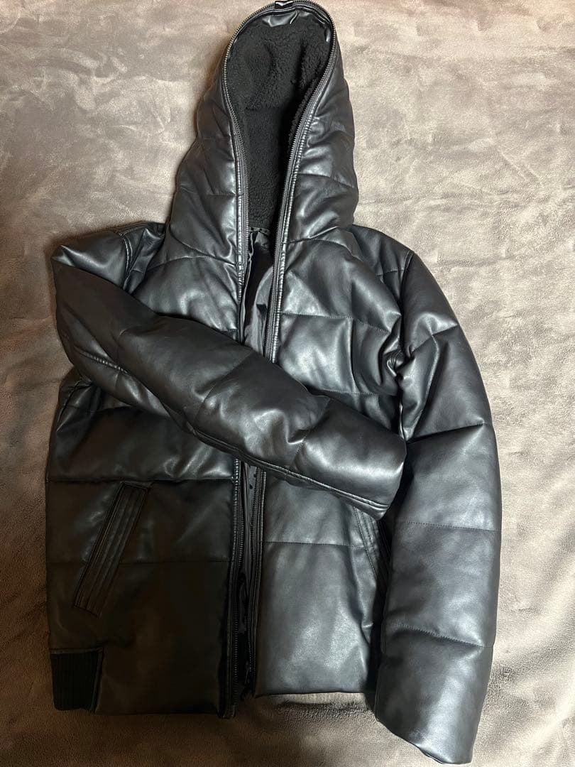 TAKEO KIKUCHI レザーダウン　ジャケット