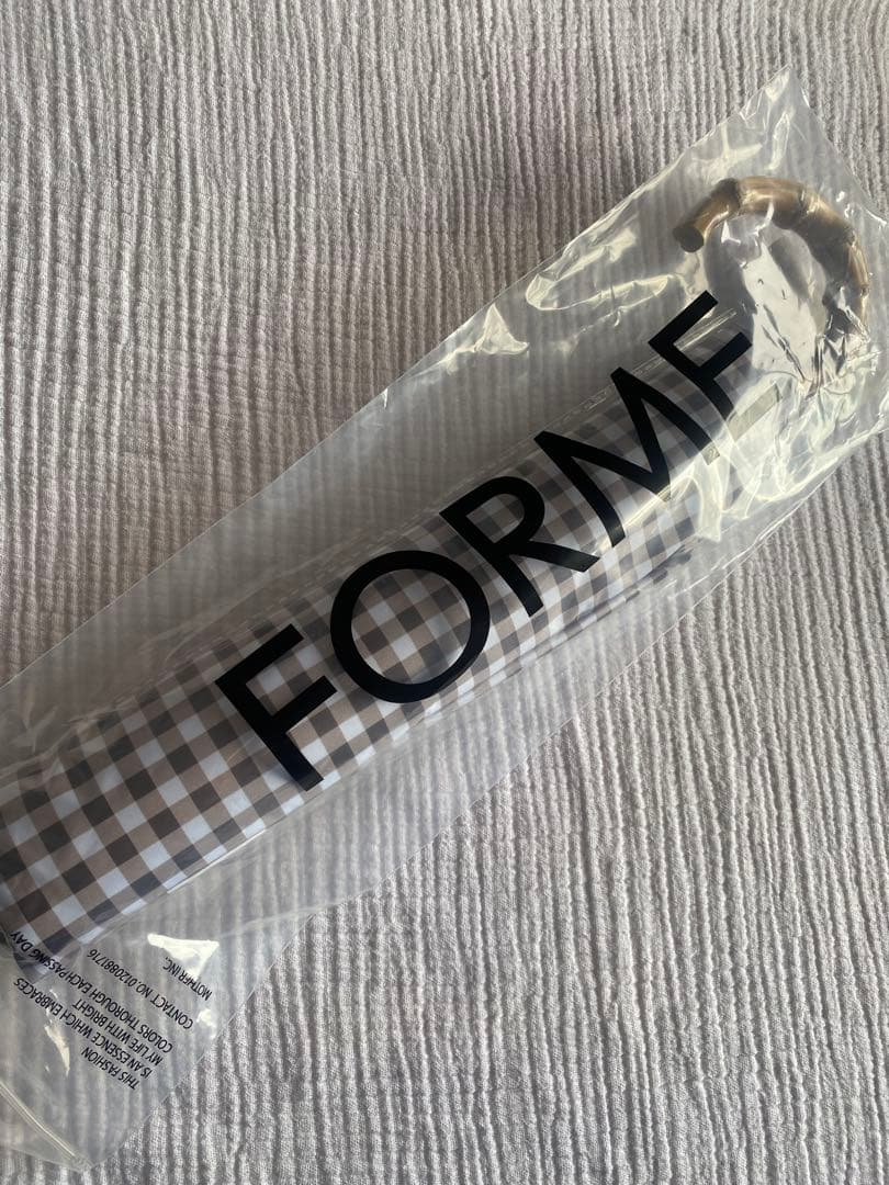 【未開封】【FORME】 晴雨兼用 折りたたみ日傘 東原亜希 25SS ブラウン