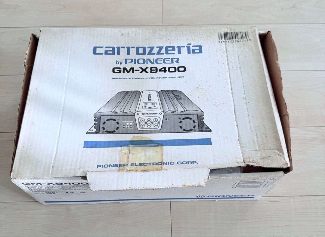 未使用品　carrozzeria GM-X9400 カーアンプ