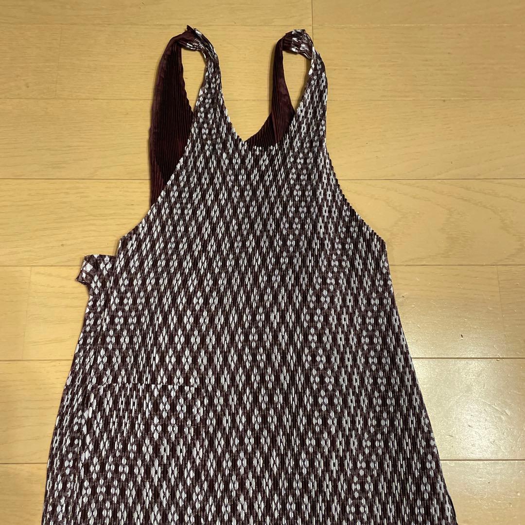improduct イッセイミヤケ プリーツ エプロンバイカラー 2way