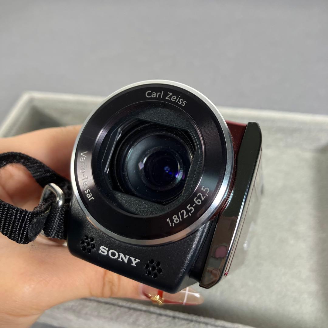 【箱付】SONY ビデオカメラ ハンディカム HDR-CX170 レッド