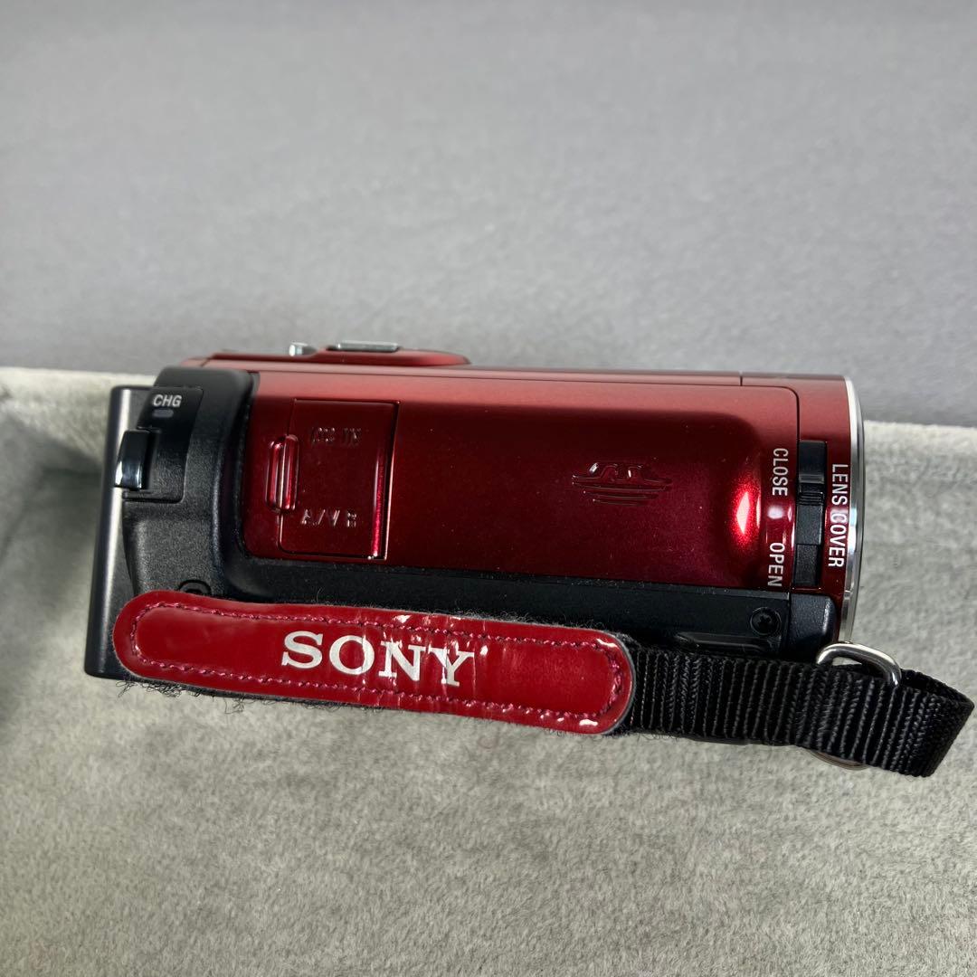 【箱付】SONY ビデオカメラ ハンディカム HDR-CX170 レッド