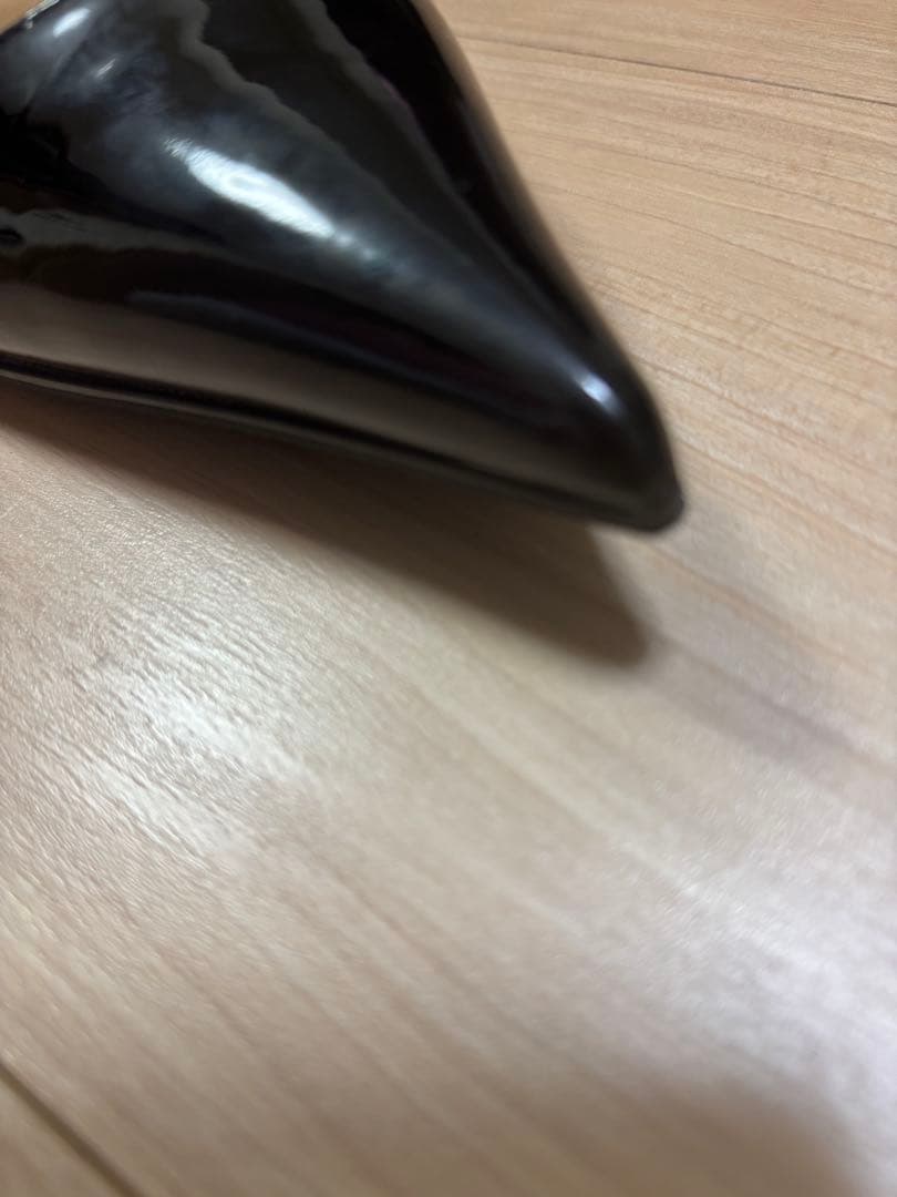 PELLICO ブラック ポインテッドトゥ ミュール　サイズ37.5