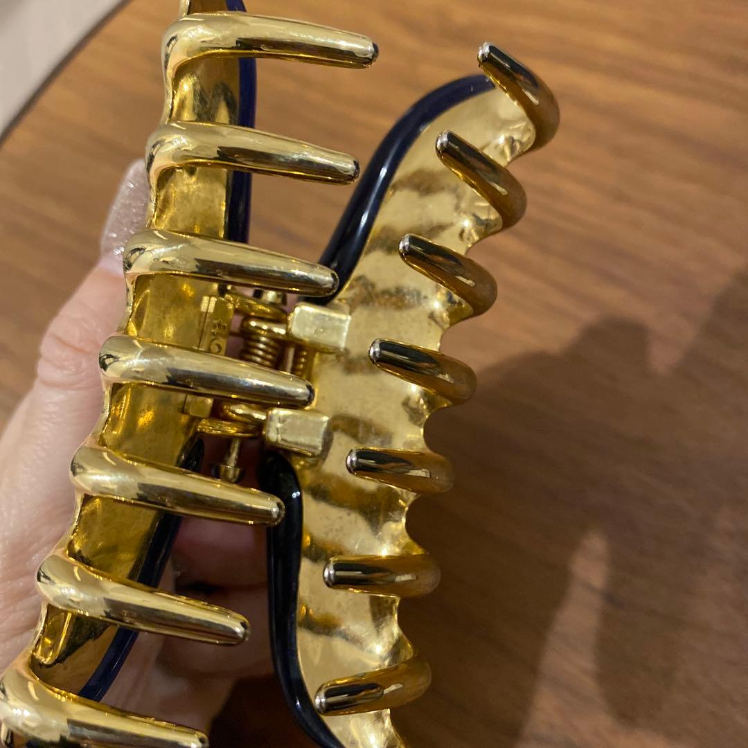 ★acca★ ニューコラーナ ビジュー付きネイビーゴールド（Lサイズ）