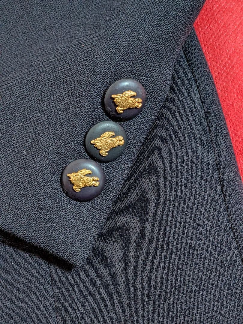 【ヴィンテージ】Burberrys ダブルブレスト テーラードジャケット／紺ブレ