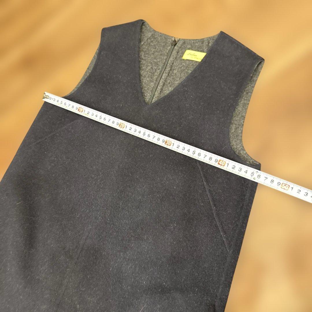 Leilian by Eriko Nakamura 紺色ジャンバースカート11号