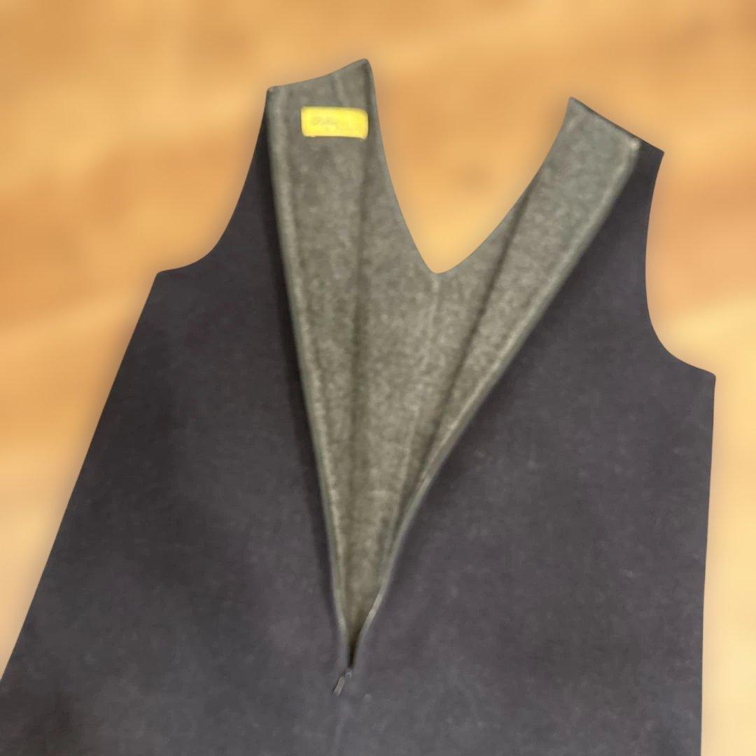 Leilian by Eriko Nakamura 紺色ジャンバースカート11号