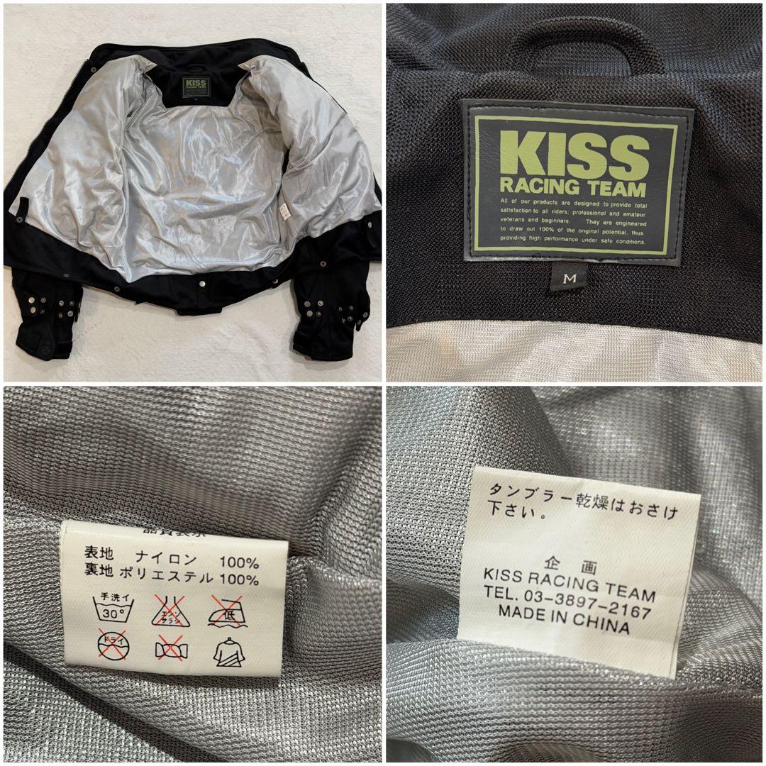 KISS RACING TEAM　バイクジャケット　プロテクター　ブラック　M