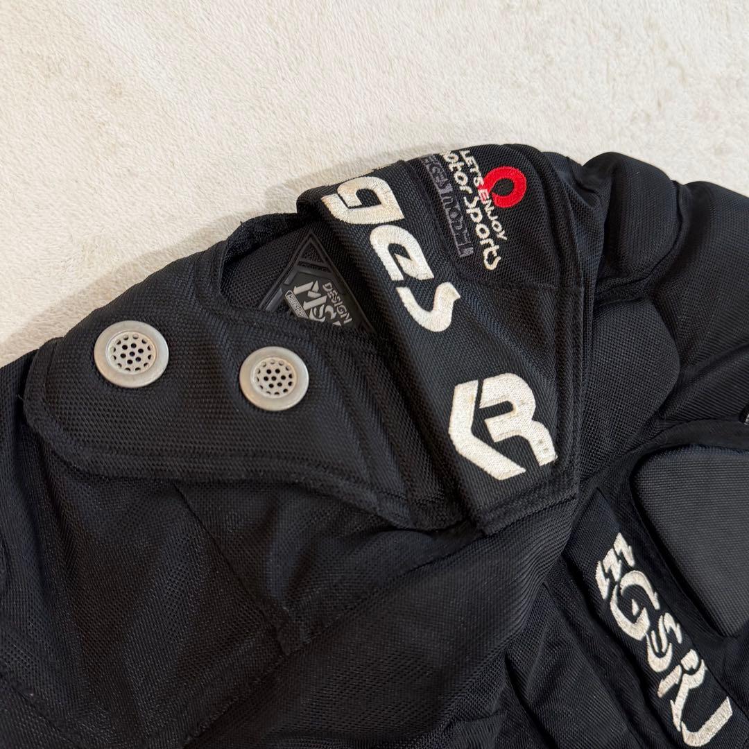 KISS RACING TEAM　バイクジャケット　プロテクター　ブラック　M
