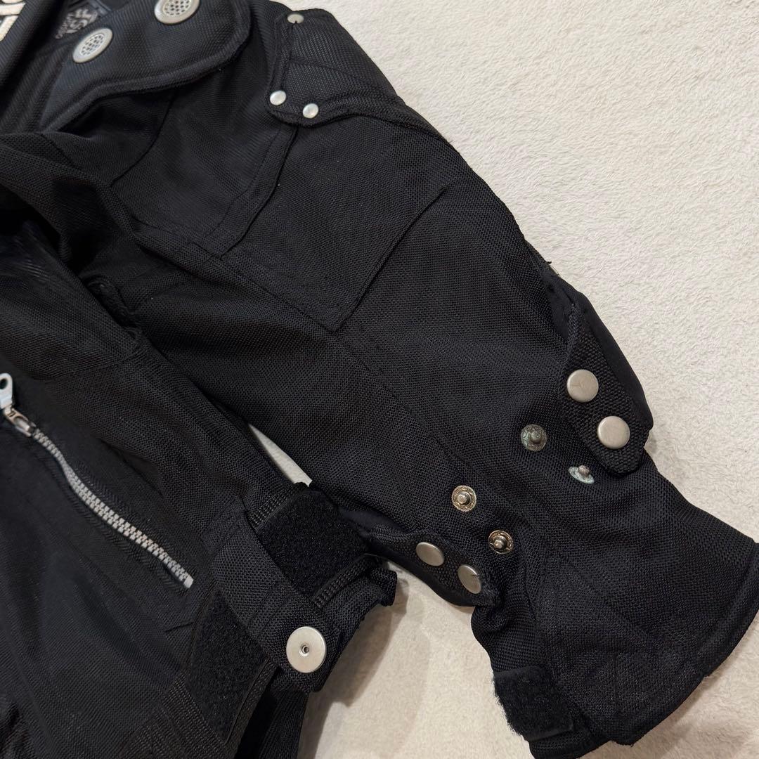 KISS RACING TEAM　バイクジャケット　プロテクター　ブラック　M