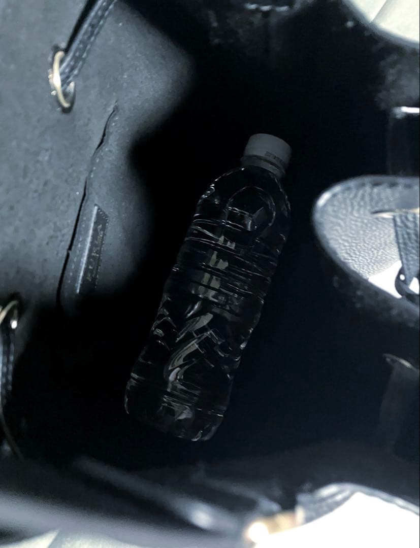 FURLAフルラ　コスタンザ　2way巾着バッグ/ショルダーバッグ　黒ブラック