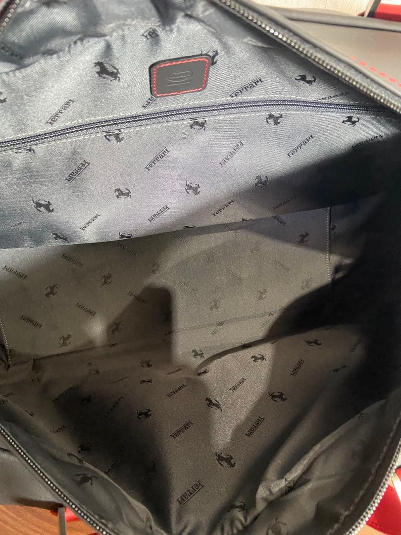 フェラーリ Ferrari スケドーニ レザー ボストンバッグ