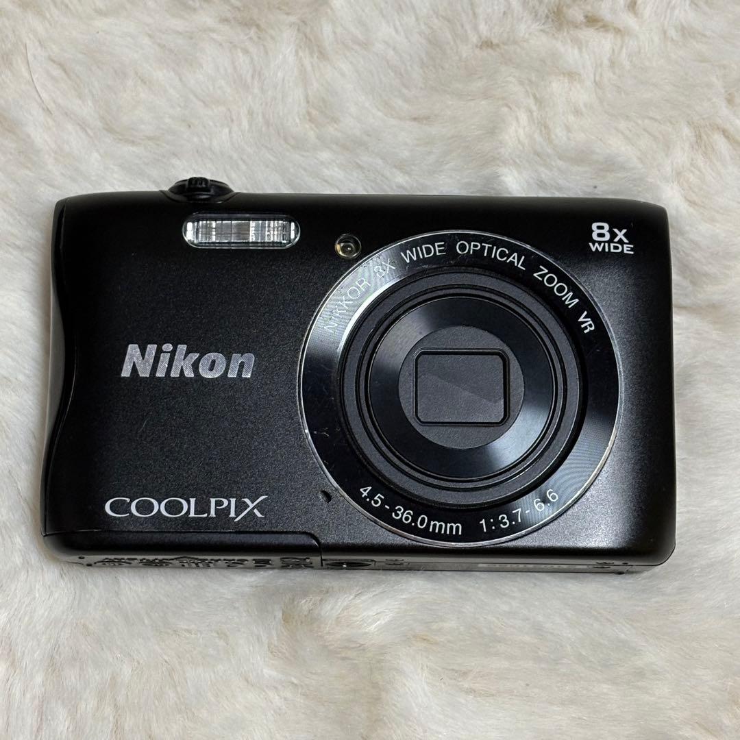 ⭐️Nikon⭐️ COOLPIX デジタルカメラ S3700 ブラック